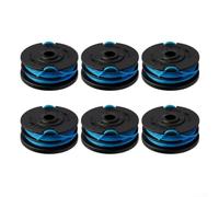 HEBEOT Paquete de 6 bobinas de repuesto para recortadora de cuerda de doble línea de 0.065 pulgadas para modelos de recortadora inalámbrica Greenworks 2101602 y 2101602A, parte 2900719