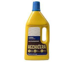 Hechicera | Cera Efecto Barniz | Multisuperficies |Apta Para Todo Tipo de Suelos Duros de Terrazo |Formulada con Cera de Abeja | Repara, Protege y Proporciona Brillo| Antideslizante |Contenido: 750 ml
