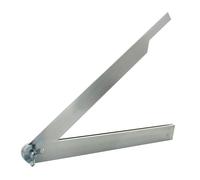 hedue® Falsa escuadra de acero T740 - Transportador de acero inoxidable, 40 cm
