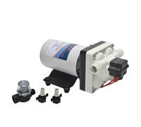 HEEPDD Bomba de Diafragma de Presión de Agua 3.3GPM 55PSI Bomba Autocebante de 4 Cámaras Cabezal de Bombeo de 38M con Filtro de Agua Accesorios de Manguera para Cocina, Baño, RV, (12V)