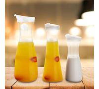HEEPDD Botella de Jugo de Acrílico de 1600 Ml, Recipiente de Bebidas de Gran Capacidad para Bebidas Frías, Ideal para Fiestas y Uso Doméstico, Bar y Restaurante (1600ml)