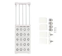 HEEPDD Estante Extensible para Armario, Estantes para Armario, Organizador de Guardarropa, Divisor, No Requiere Taladro, con Tubo de Acero y Material PP para Zapatero, Estantería, Baño,