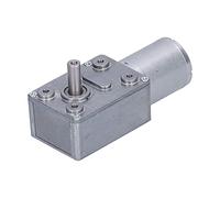 HEEPDD Motor con Engranajes, Eje de Salida Vertical Autoblocante DC 12 V 10 RPM Reversible de Alto par para Entusiastas del Bricolaje Abridor de Puertas de Ventanas Proyectos de Mini Cabrestante que