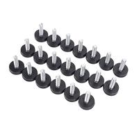 HEEPDD Pies Niveladores para Muebles Deslizador de PTFE con Rosca M6, 20 Piezas, Deslizadores Antideslizantes para Patas de Sillas de Mesa, Almohadillas Deslizantes para Muebles de