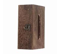 HEEPDD Porta Pañuelos de Madera, Caja de Pañuelos de Madera con Cerradura de Almacenamiento, Elegante Servilletero para el Hogar, la Oficina y el Coche (22 * 12 * 10)
