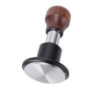HEEPDD Prensa de café de 58,5 Mm, de Nogal, Acero Inoxidable, Ideal para Baristas Profesionales y Suministros de café y té Caseros