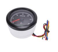 HEEPDD Tacómetro Marino Medidor de Barco de 80 Mm Monitoreo de RPM en Tiempo Real con Pantalla LCD Retroiluminación de 7 Colores 0 a 3000 RPM para Propietarios de Motores Fueraborda de Yates Durante