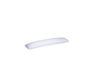 HEFEL Funda de jersey para almohada de cuerpo entero 35x160cm Blanco blanco