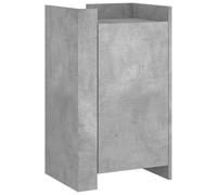 HEFZGDB Aparador gris hormigón, 45 x 35 x 75 cm, material de madera, para cocina, buffet de bar, armario de cocina, vitrina, salón, comedor, postre, tienda, salón