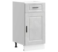 HEFZGDB Armario para debajo de la cocina, color gris hormigón, de madera, armario de cocina, armario de bufé, armario de vitrina para baño, salón, comedor, cocina