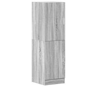 HEFZGDB Gabinete de cocina Sonoma gris 38 x 41,5 x 131,5 cm de material de madera armario de cocina armario de cocina armario bajo armario vitrina para salón, comedor, cocina baño
