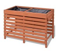 HEFZGDB Macetero de madera de 100 x 50 x 71 cm, para exteriores, grande, para jardín, balcón, parque, patio