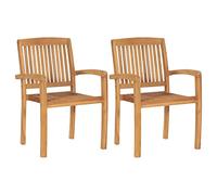 HEFZGDB Sillas de jardín 2 unidades con cojines grises de madera maciza de teca pequeño sillón de camping silla de salón comedor para patio balcón parques jardín