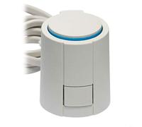 HEIBTENY Actuador eléctrico de calefacción por suelo radiante 230 V NO/NC Válvula de control termostática para regulación de zona de colector, compatible con sistema de calefacción por suelo radiante
