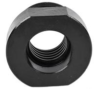 HEIBTENY Adaptador de mandril de torno de madera de 40 mm a 254 mm, manguito reductor de rosca de husillo de metal, para tornos de carpintería externos, 40 mm, interno 254 mm, ajuste de precisión
