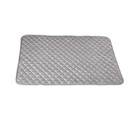 HEIBTENY Alfombrilla de planchado gruesa de 48 x 85 cm, resistente a altas temperaturas, almohadilla de malla térmica, antiadherente, para mesa de planchado al vapor, cama, viajes, negocios, portátil