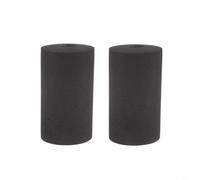 HEIBTENY Almohadillas de espuma para pies de 135 x 80 mm, 2 rodillos de alta densidad de repuesto para extensión de pierna, ajuste de peso de 22 a 25 mm de diámetro de tubo de accesorios de equipo de
