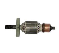 HEIBTENY Armadura de rotor de 8 dientes para martillo de demolición HM1306, pieza de repuesto de motor de núcleo de acero de silicio de alambre de cobre, longitud de 205 mm, 147 mm, diseño para