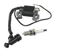 HEIBTENY Bobina de encendido para Honda GXV120 GXV140 GXV160 Motor compatible con HRU196 HRU216 55 para cortacésped HP reemplaza 30500-ZE7-033 Construcción de plástico y metal
