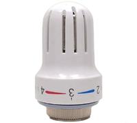 HEIBTENY Cabezal de válvula termostática de radiador, válvula TRV termostato M30X1.5, válvula de control de temperatura ajustable con protección contra heladas, cabezal de repuesto de válvulas de
