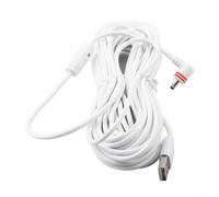 HEIBTENY Cable de alimentación resistente a la intemperie y adaptador compatible con Ring Spotlight Cam Plus/Pro y para REOLINK para ARGUS Pro, cable de carga TPE de 7,6 m/10 m de largo para uso en