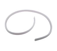 HEIBTENY Cinta selladora autoadhesiva impermeable para baño, cocina, pared, fregadero, bañera, inodoro, azulejos, vidrio, flexible, antideslizante, color blanco (2 m)
