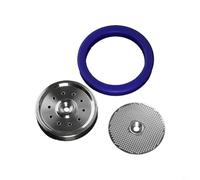 HEIBTENY Kit de mampara de ducha de acero inoxidable para Breville para máquina de espresso Sage Oracle de 58 mm, junta de cabeza de grupo de repuesto con anillo de silicona para café (juego)