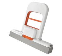 HEIBTENY Mini fregona de mano con cabezal de esponja absorbente de agua, diseño compacto ABS para doble uso húmedo y seco, mesa de comedor eficiente y para limpieza de superficies para el hogar y la