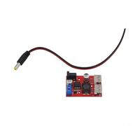 HEIBTENY Módulo controlador de carga solar, doble salida USB, 5 V, 3 A, máx. 92 % de eficiencia, placa reductora de 6 V-40 V CC, entrada para teléfonos móviles, tabletas, banco de energía, alternativa