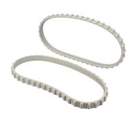 HEIBTENY Paquete de 2 correas de repuesto para limpiador de piscinas para aspiradora robótica Hayward de 13 mm de grosor, correa de transmisión de goma premium para robot de piscina, beige, compatible
