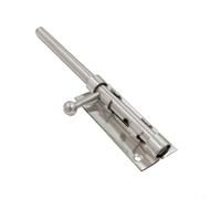 HEIBTENY Pestillo deslizante de acero inoxidable resistente para puerta de baño, dormitorio, cobertizo, armario, seguridad de privacidad, instalación horizontal vertical de 360 grados (6 pulgadas)