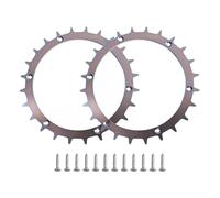 HEIBTENY Pinchos robóticos para cortacésped, acero inoxidable para Bosch Indego, XS 300, 400, 350, M700, S350, S400, kit de mejora de tracción de penetración profunda con tornillos, plateado, 170 mm