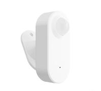 HEIBTENY Sensor PIR infrarrojo humano para Tuya Smart Home, detector de movimiento inalámbrico con base de 360°, alarma de seguridad de control de aplicación, alcance de 45 m, montaje en pared o plano