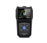 HEIBTENY WM700A Medidor de humedad de madera sin contacto 0-55% de rango Probador digital, para madera blanda, placa de yeso de madera dura, mampostería de ladrillo con alarma de sobrealcance y