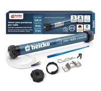 heicko Motor persiana | 13 Nm para eje octogonal SW40 | 29kg tracción | Con radio | finales mecánicos | motor tubular silencioso | sin mantenimiento | IP44