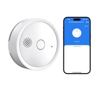 HEIMAN Alarma de Humo Inteligente WiFi inalámbrica, Detector de Humo fotoeléctrico con EN14604, con batería reemplazable/5 años de duración de la batería (1)