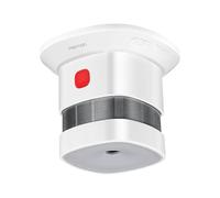 HEIMAN Zigbee 3.0 Detector de humo HS1SA-E, Blanco, alimentado por batería, fotoeléctrico, alarma de 85dB
