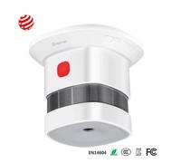 HEIMAN Zigbee Detector de humo Sistema de hogar inteligente 2,4 GHz Sensor de prevención de seguridad de alta sensibilidad 1 unidad
