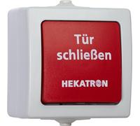 Hekatron Vertriebs GmbH. Botón de accionamiento manual para montaje en cuadro eléctrico, grado de protección IP44, modelo HAT 03 (6500142)