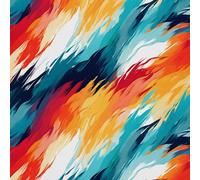 HEKO PANELS Tela Oxford impermeable por metros, tela de lona de poliéster, tela de costura, tela decorativa, manualidades, impermeable, opaca, patrón abstracto, acuarela, 1 metro, 155 x 100 cm, DX2369
