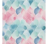 HEKO PANELS Tela Oxford impermeable por metros, tela de lona de poliéster, tela de costura, tela decorativa, artesanía, impermeable, opaca, patrón de caspa, acuarela, 1 metro, 155 x 100 cm, DX2108