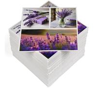 HEKU 100 servilletas, 3 capas, 33 x 33 cm, lavanda, absorbentes y prácticas, gran selección, ideales para ocasiones especiales
