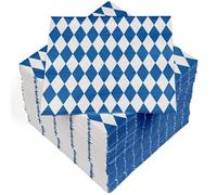 Heku 30243-B: 100 servilletas, 3 capas, azul bávaro, 33 x 33 cm
