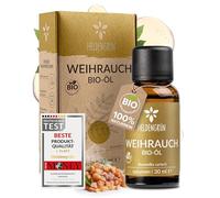 Heldengrün© Aceite de Incienso Ecológico 100% Natural - Puro en Calidad de Perfume - Crecimiento Salvaje Sostenible - Frankincense Oil