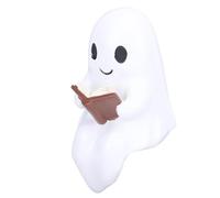 HELEVIA Luz Nocturna de Libro de Lectura Fantasma, Lámpara LED de Resina