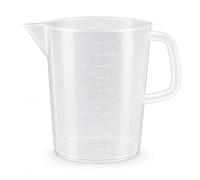 HELGUEFER - Jarra Medidora Plastico Graduada5 L | Jarra Plástico con Escala en relieve Precisa, 18,5cm x 23cm | Libre de BPA, Apta para Microondas y Lavavajillas | Jarra Medidora de Polipropileno (PP)