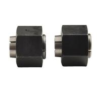 Helilyco 2 pinzas y tuercas para enrutador DeWalt DW6214 DW616, 12,7 mm y 12 mm, repuesto para 2610906283 2610906287 326286-03