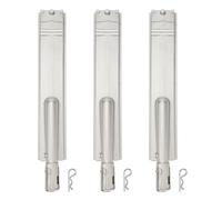 Helilyco 304 - Quemador de parrilla de barbacoa de acero inoxidable de 16 pulgadas para repuesto de propano y gas natural, compatible con modelos de hierro fundido 16516 26106 44305
