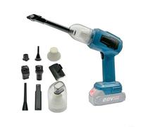Helilyco Batería inalámbrica de iones de litio de 21 V para aspiradora, soplador de 18 V BL1830 BL1840, para colector de polvo compacto de mano con kit de boquilla, uso en el garaje del hogar