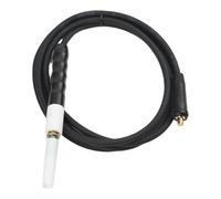 Helilyco Cabezal de cepillo de limpieza de soldadura con tubo, tratamiento de soldadura electroquímico de mano, acero inoxidable, funda de límite reemplazable y componentes aislantes
